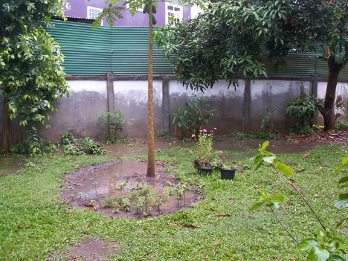 La saison des pluies a commenc&eacute;!