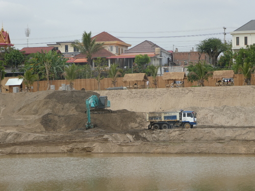 Manger le sable du M&eacute;kong