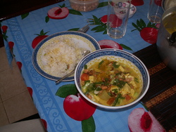 Curry soupe (k&egrave;ng cari)