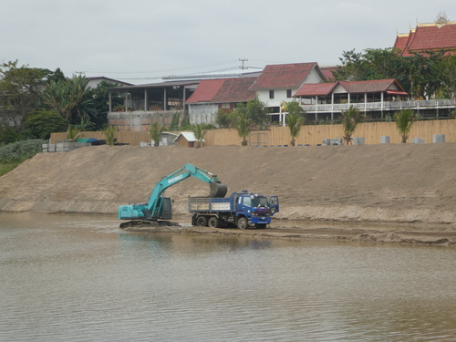 Manger le sable du M&eacute;kong